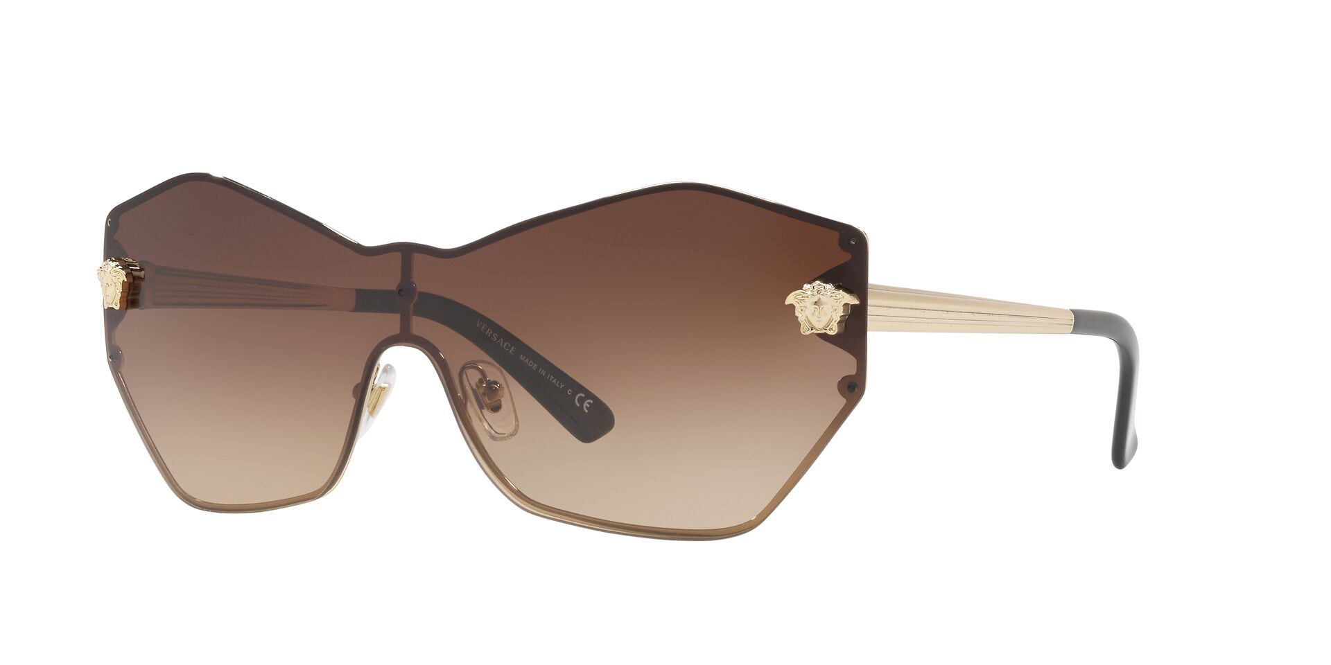 Versace VE 2150Q Sunglasses Medusa Logo Sweat Bar Black/Gold Replacement  OEM New | eBay